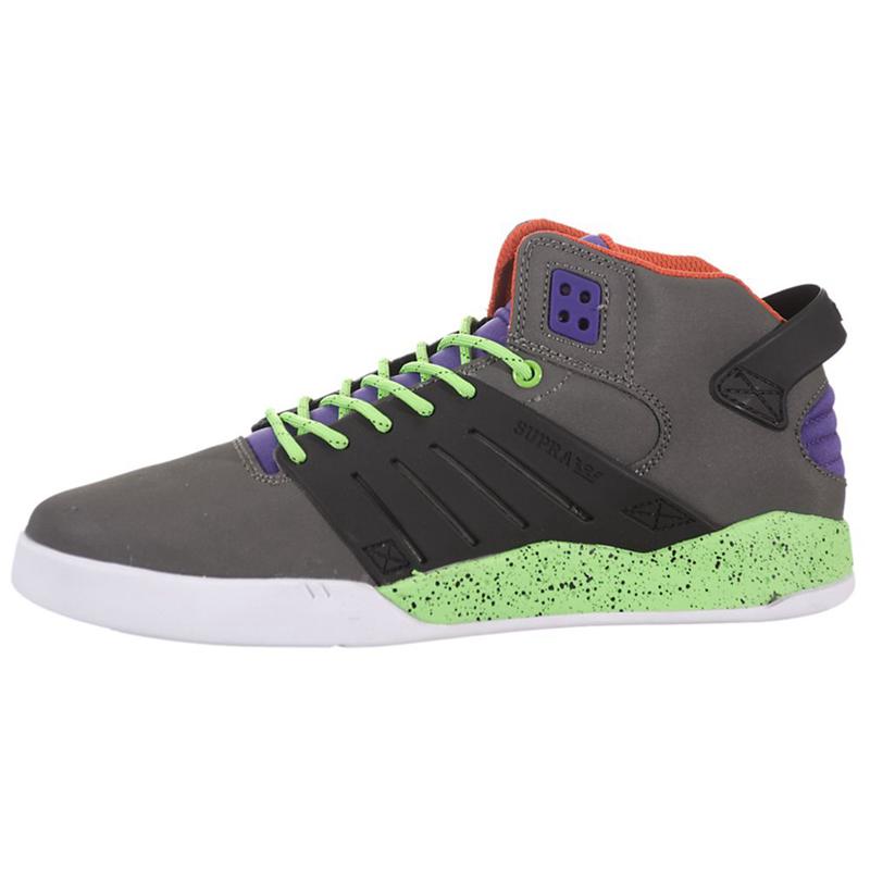 Buty Supra SKYTOP III - Buty Skate Damskie - Szare Czarne (XKAO-21045)